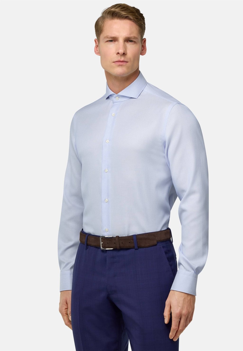 

Рубашка ULTIMATE NON IRON Boggi Milano, светло-голубой