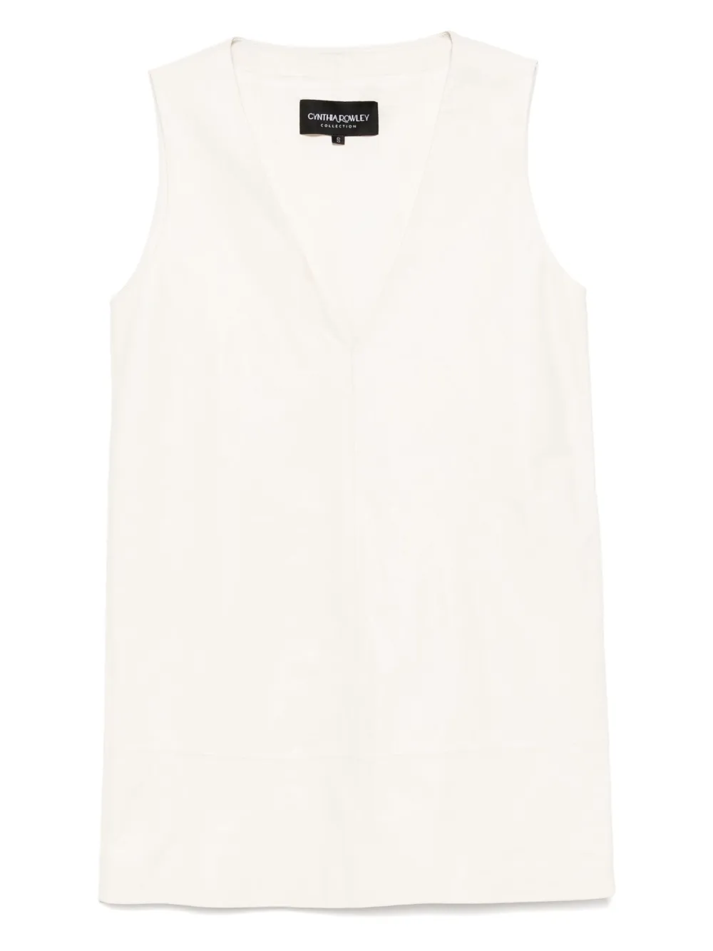 

Кожаное платье Downtown Cynthia Rowley, нейтральный