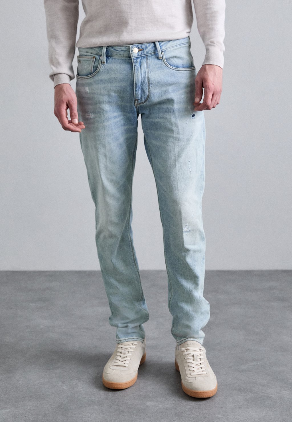 

Джинсы облегающего кроя 5 POCKETS PANT Emporio Armani, деним