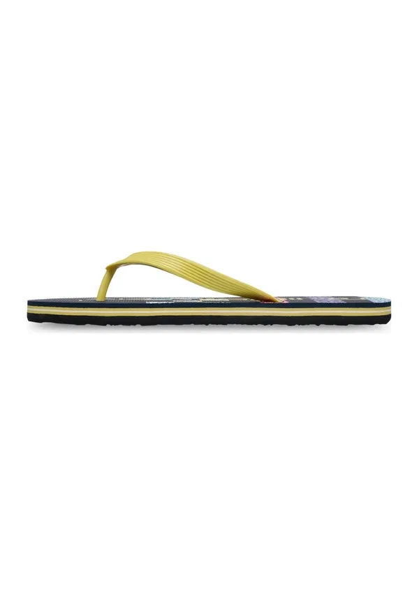 Мужские пляжные тапки Quiksilver Molokai stripe pool shoes, цвет хаки