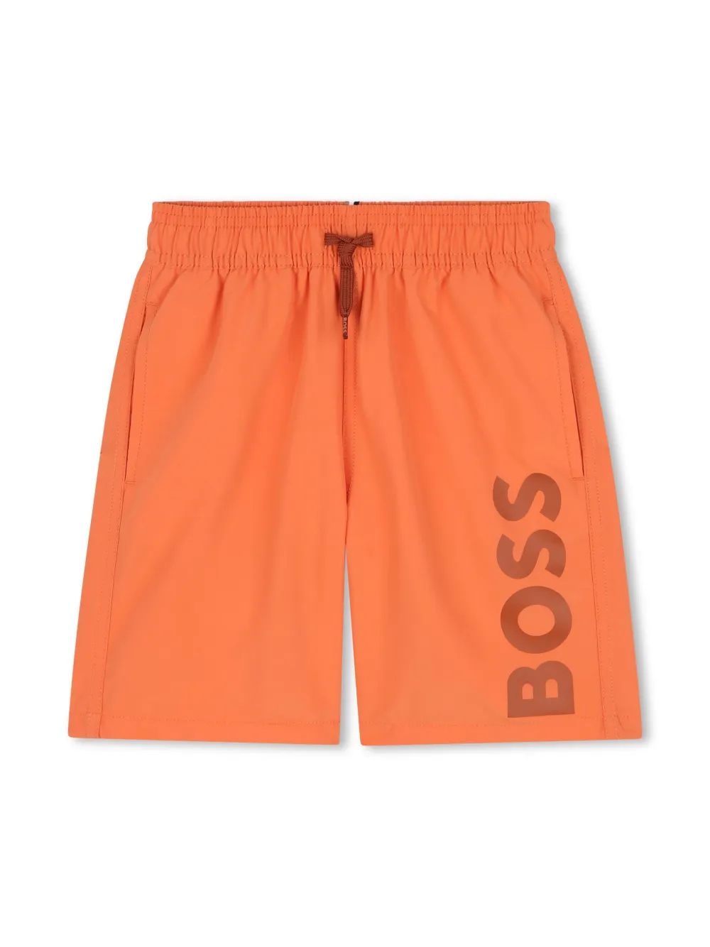 

Плавки-шорты с логотипом BOSS Kidswear, оранжевый