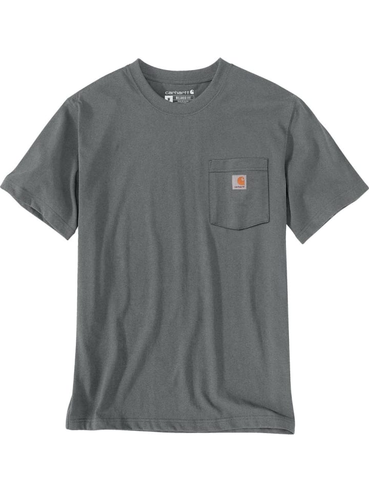 

CARHARTT Футболка "Irvine Relaxed Truck T-Shirt" серого цвета, Серый, CARHARTT Футболка "Irvine Relaxed Truck T-Shirt" серого цвета