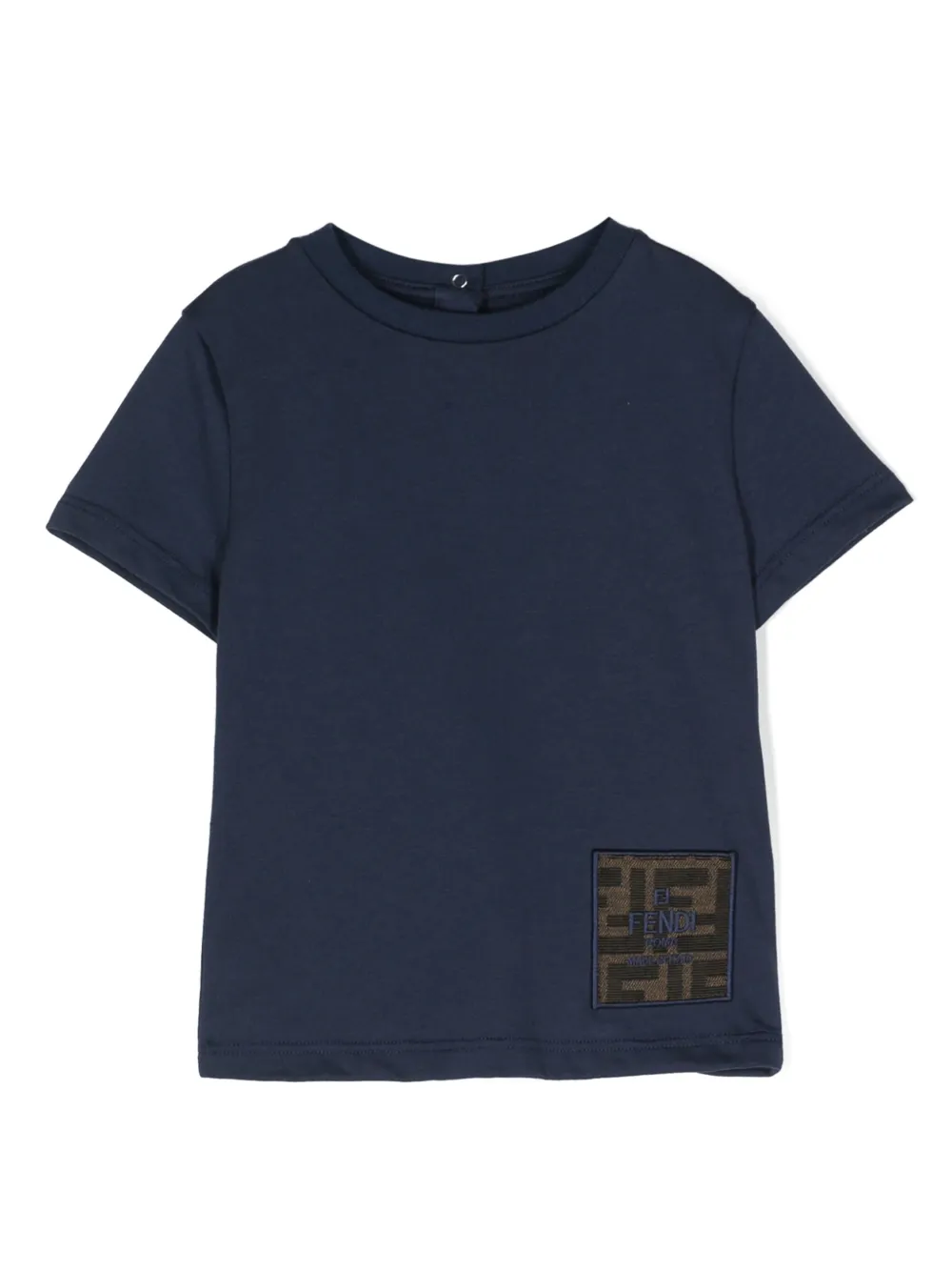 

Футболка с логотипом FENDI KIDS, синий