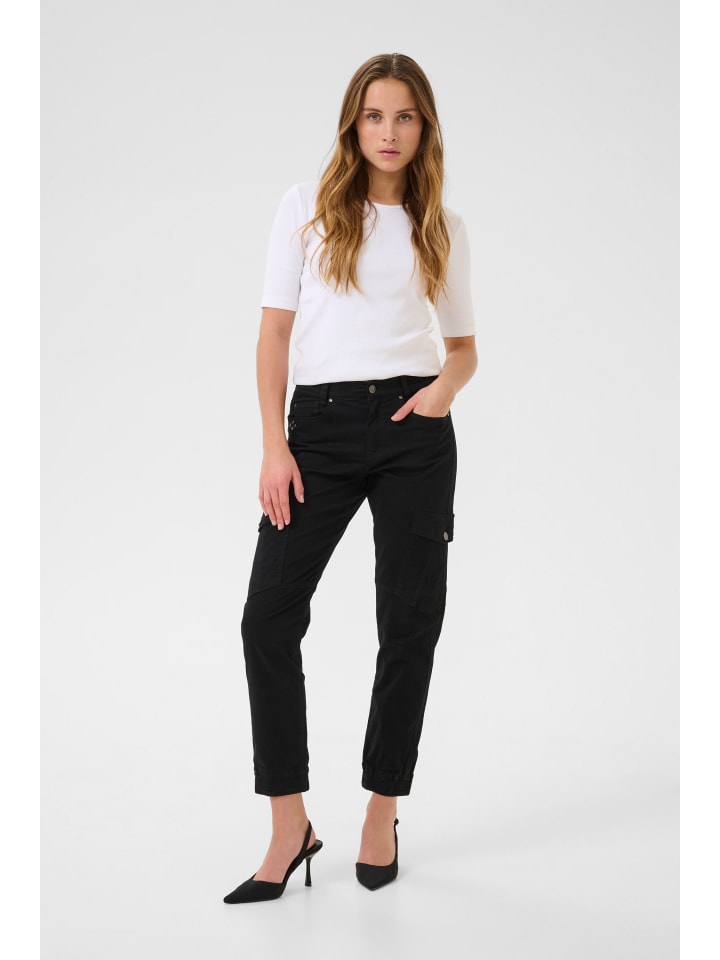 

Kaffe Повседневные брюки BPsarina стандартного кроя, цвет черный, темно-синий