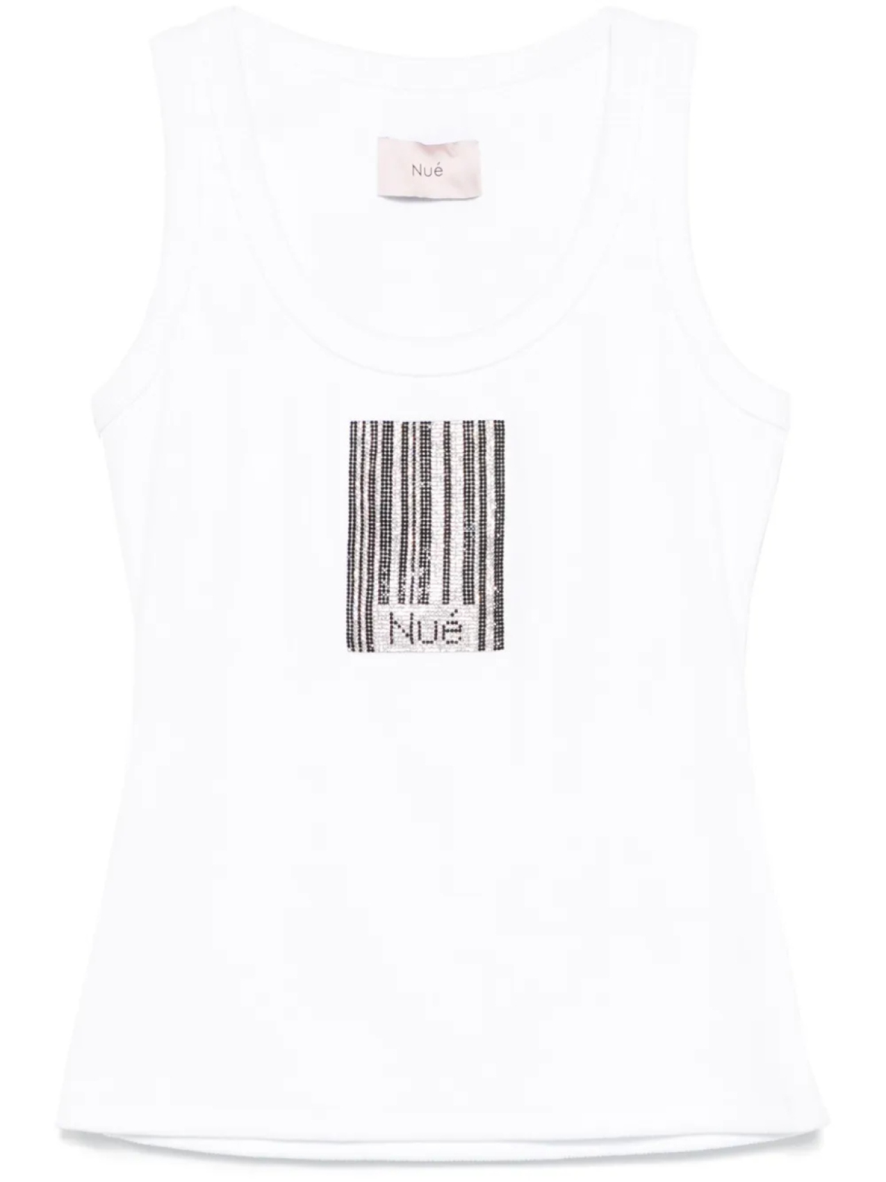 

Nuè топ Barcode без рукавов, белый