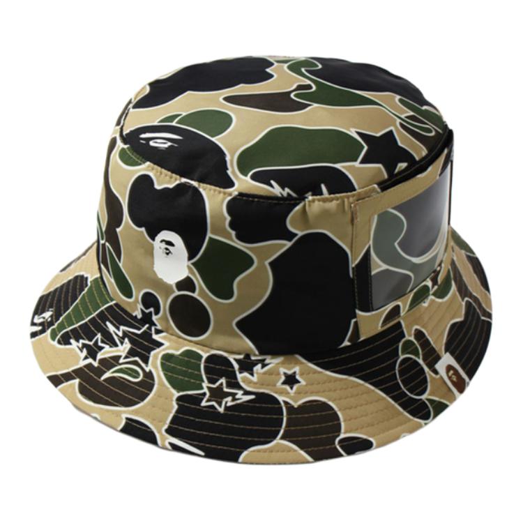

A BATHING APE Полиэстеровая панама унисекс, Yellow YEX