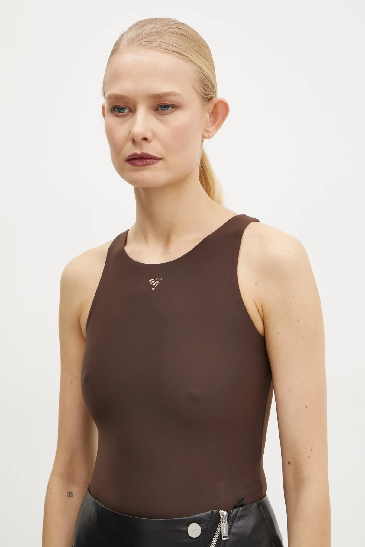 

Боди Guess, коричневый