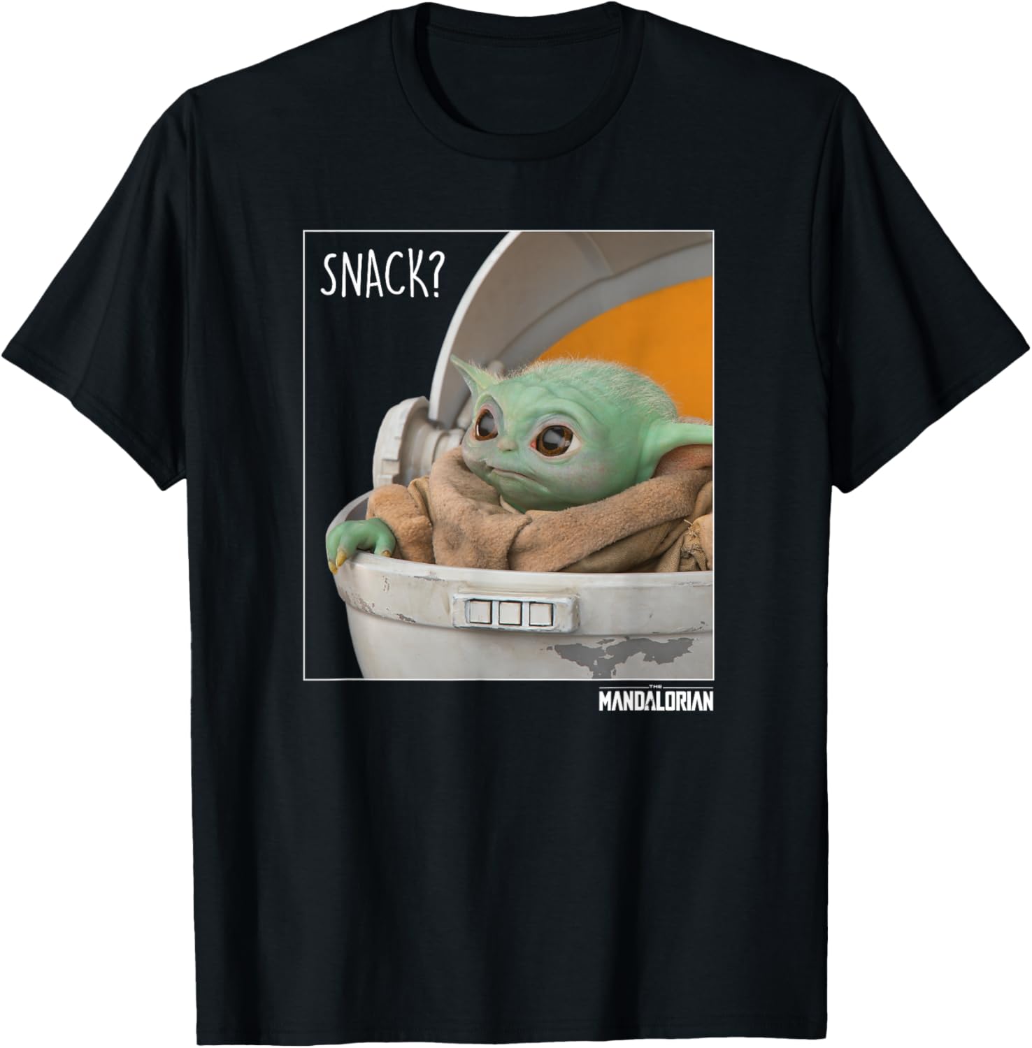 

Футболка Star Wars Mandalorian The Child Snack Time, черная