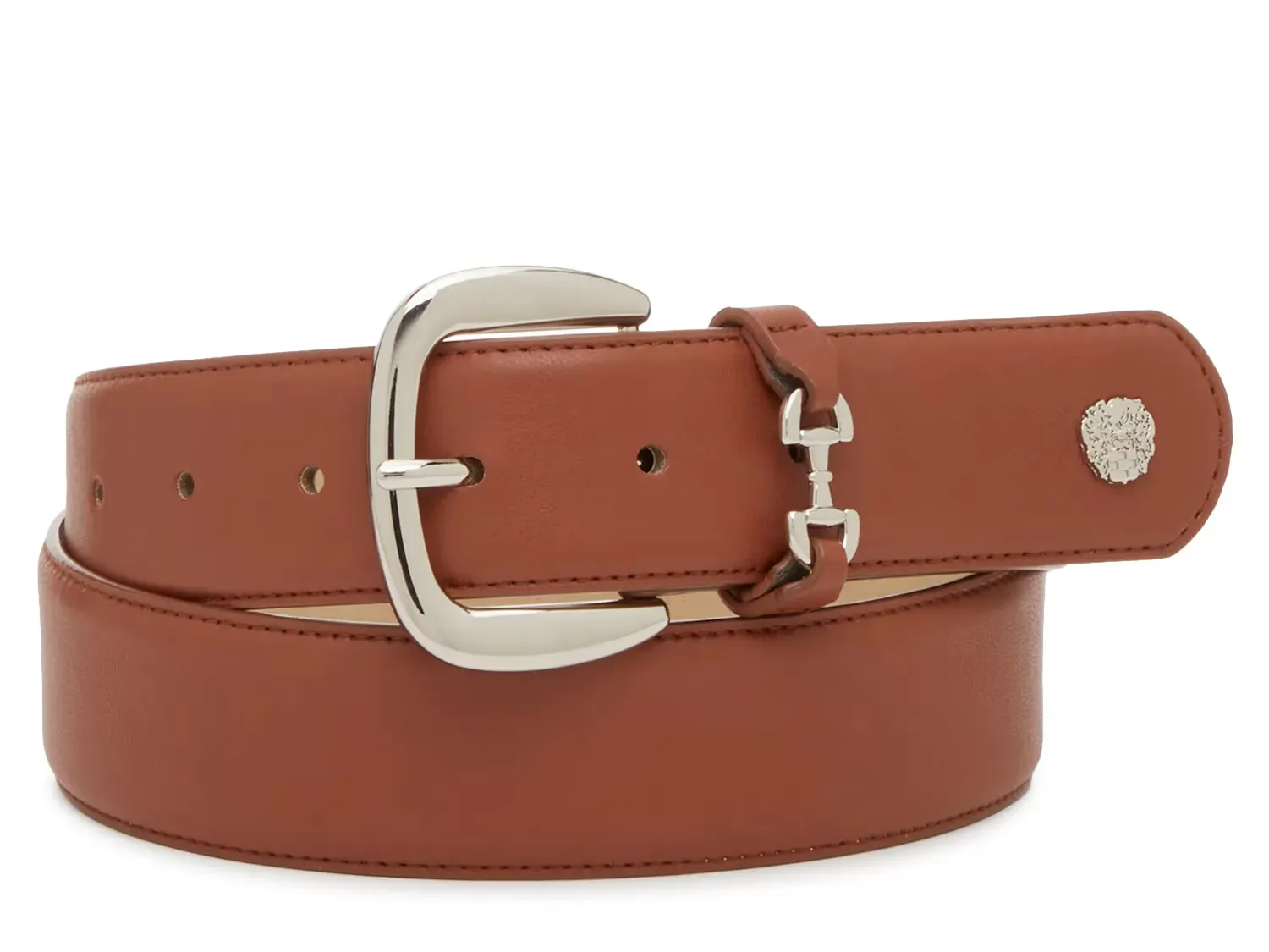 

Женский ремень Horsebit Vince Camuto, Cognac