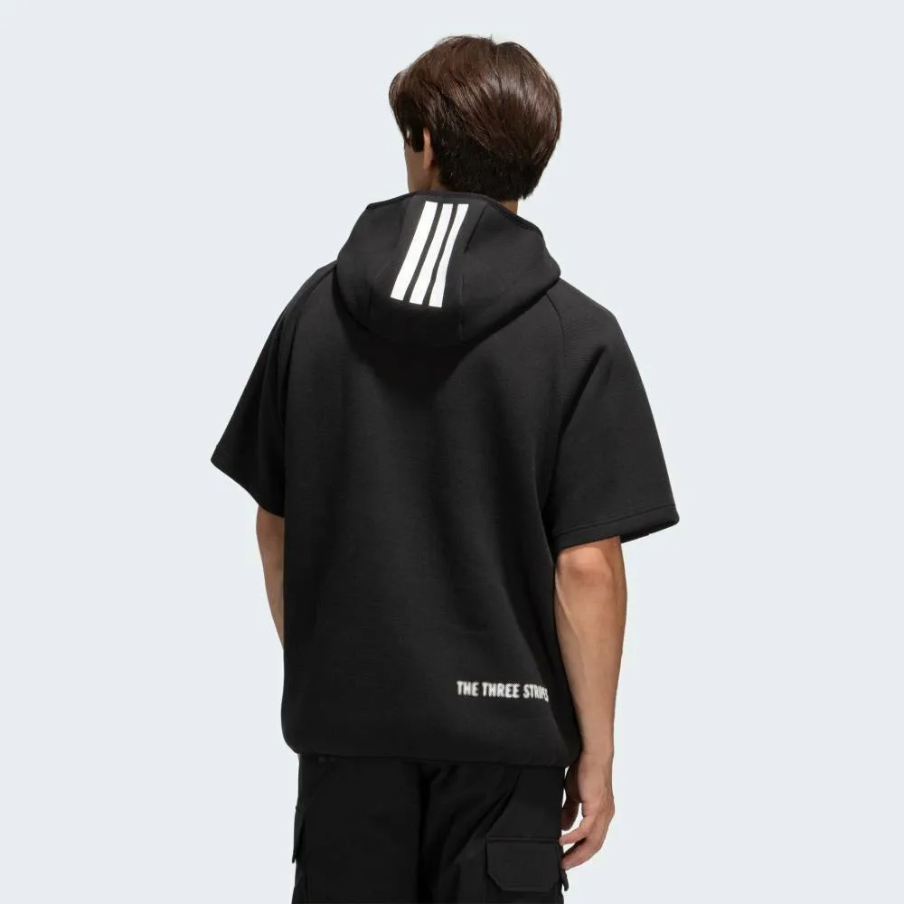Толстовка с коротким рукавом [для гольфа] Adidas, black — фото 3
