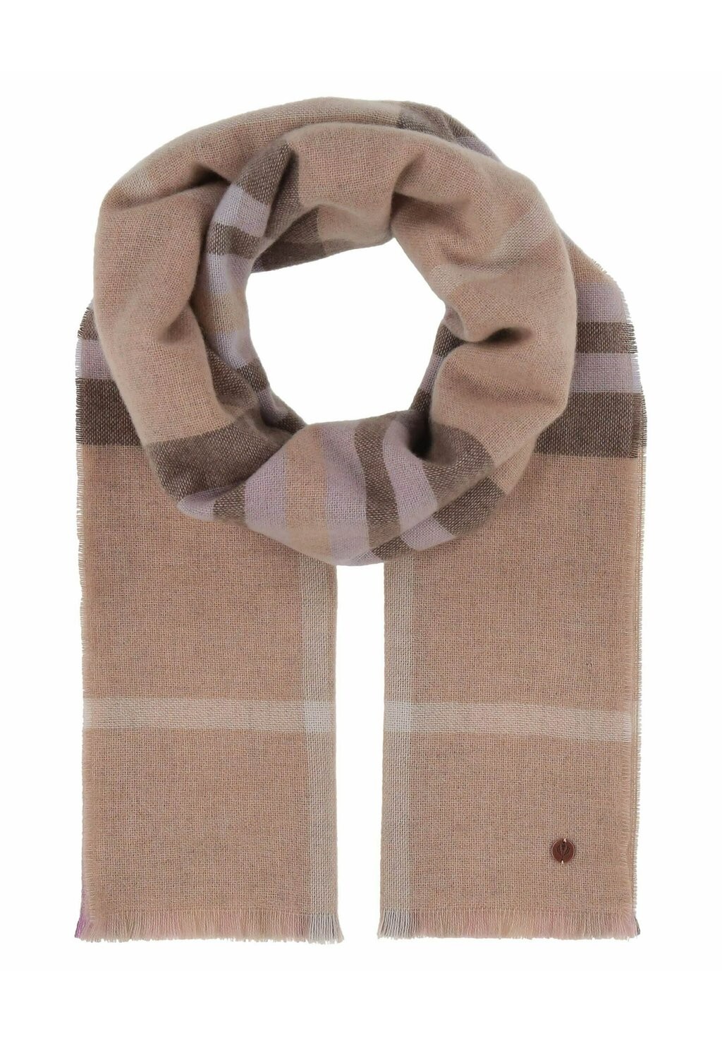 

Шарф PLAID SIGNATURE STOLA FRAAS, песочный