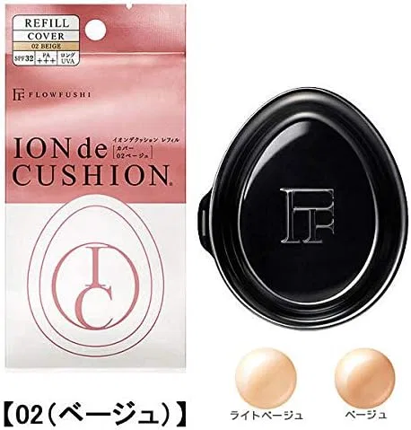 Тональный крем FLOWFUSHI ION de Cushion Refill Cover 02 Beige