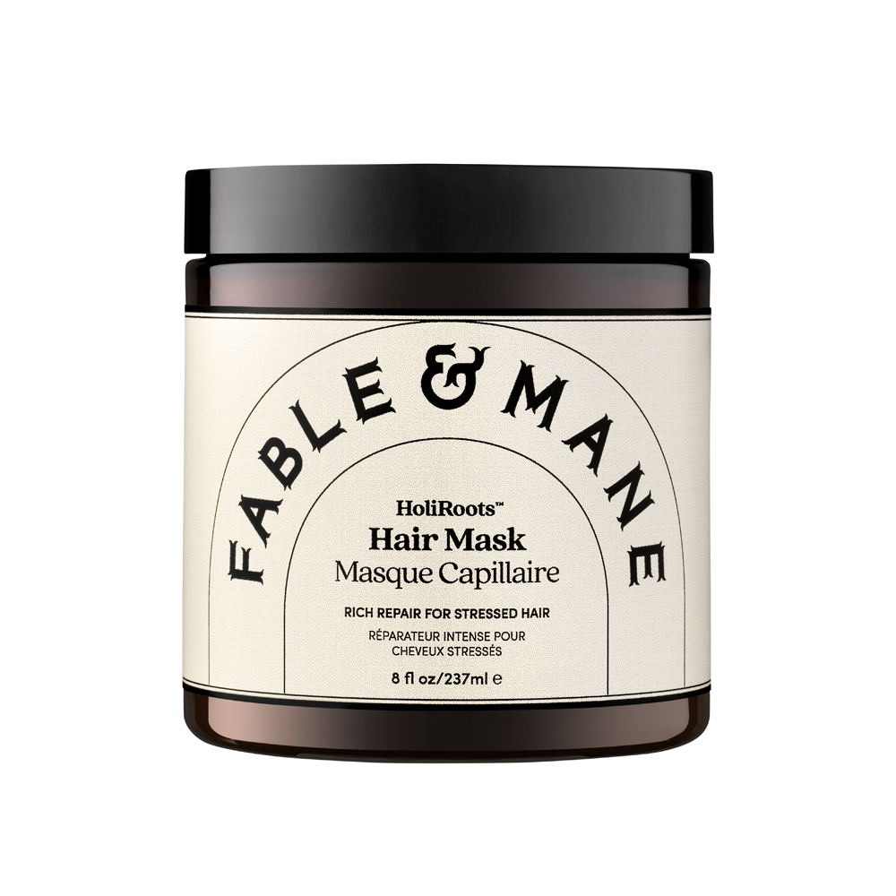 

Восстанавливающая маска для волос holiroots hair mask Fable & Mane, 237 мл