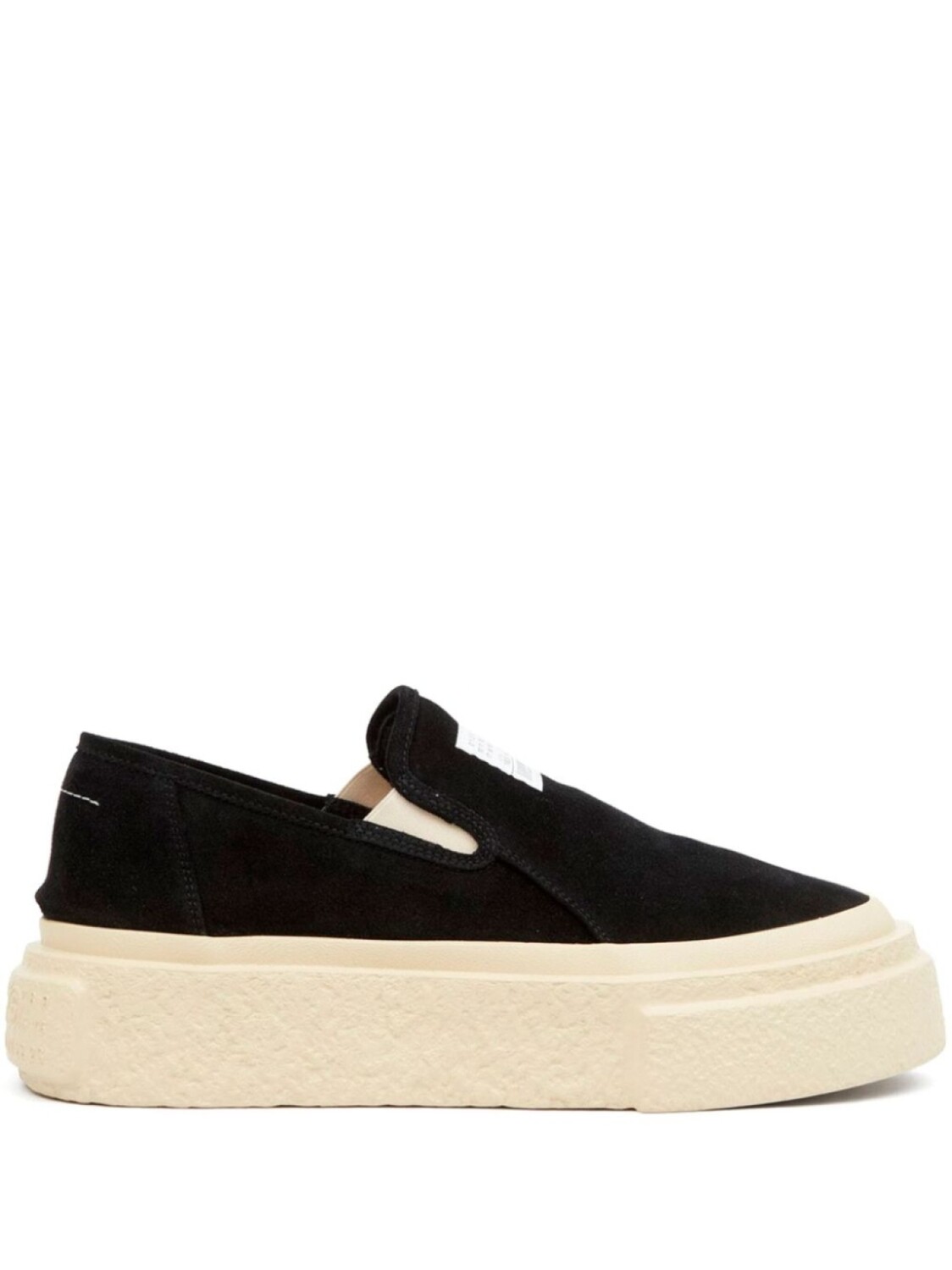 

MM6 Maison Margiela слипоны с логотипом, черный
