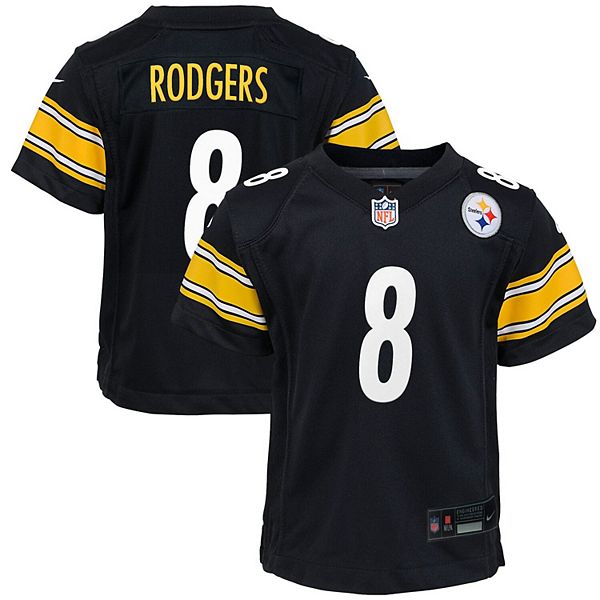Футболка Pittsburgh Steelers Aaron Rodgers черная Nike — фото 2