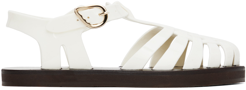 Сандалии из желе Homeria Ancient Greek Sandals, белый