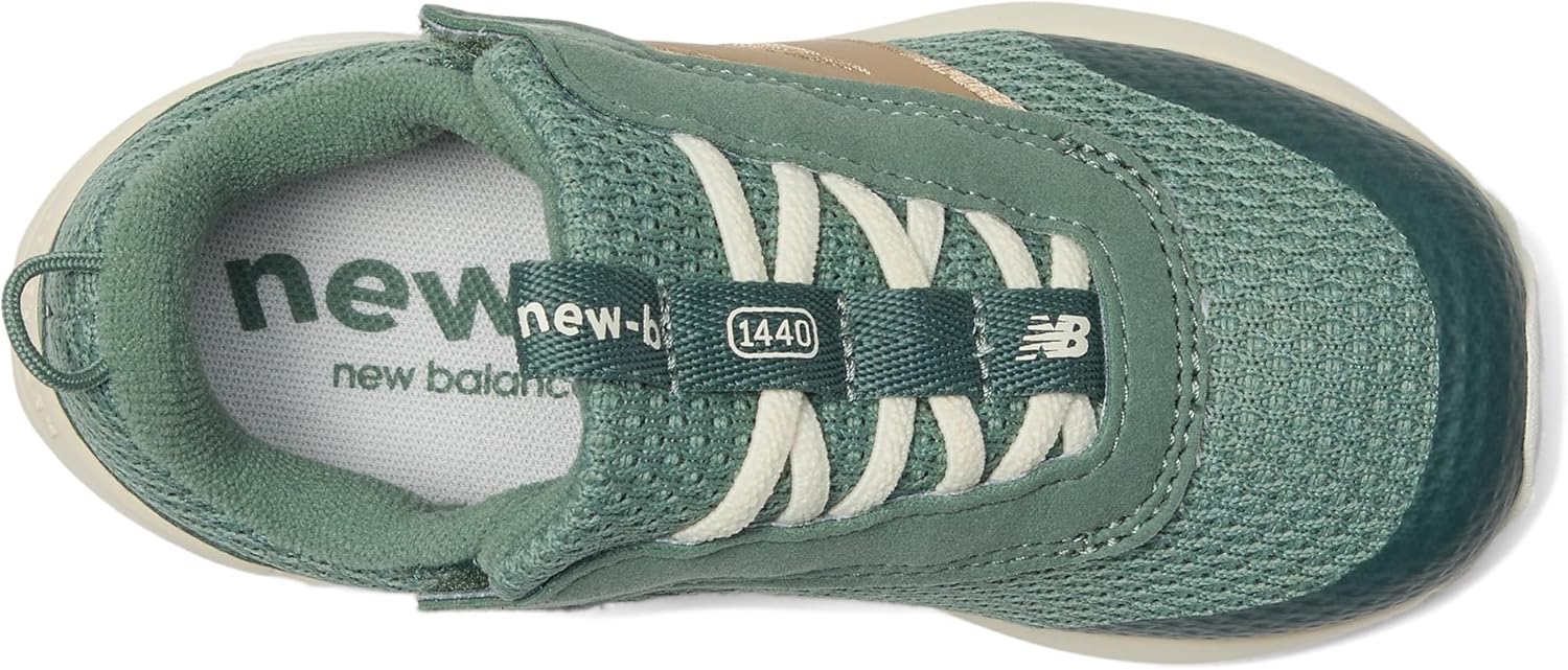 Кроссовки для маленьких мальчиков New Balance 1440 V1 на липучке, Dark Juniper/Incense/Angora — фото 2