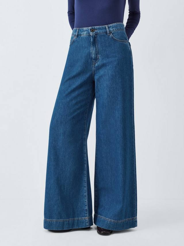 

Джинсы vega с широкими штанинами Weekend MaxMara, темно-синий