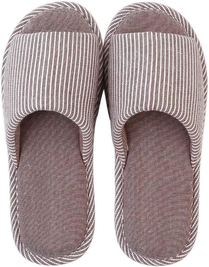 

Домашние тапочки для женщин, весна и осень, нескользящие, для деревянного пола - мужские тапочки из хлопка и льна - дышащие, удобные для носки Cotton Shoes, светло-коричневый