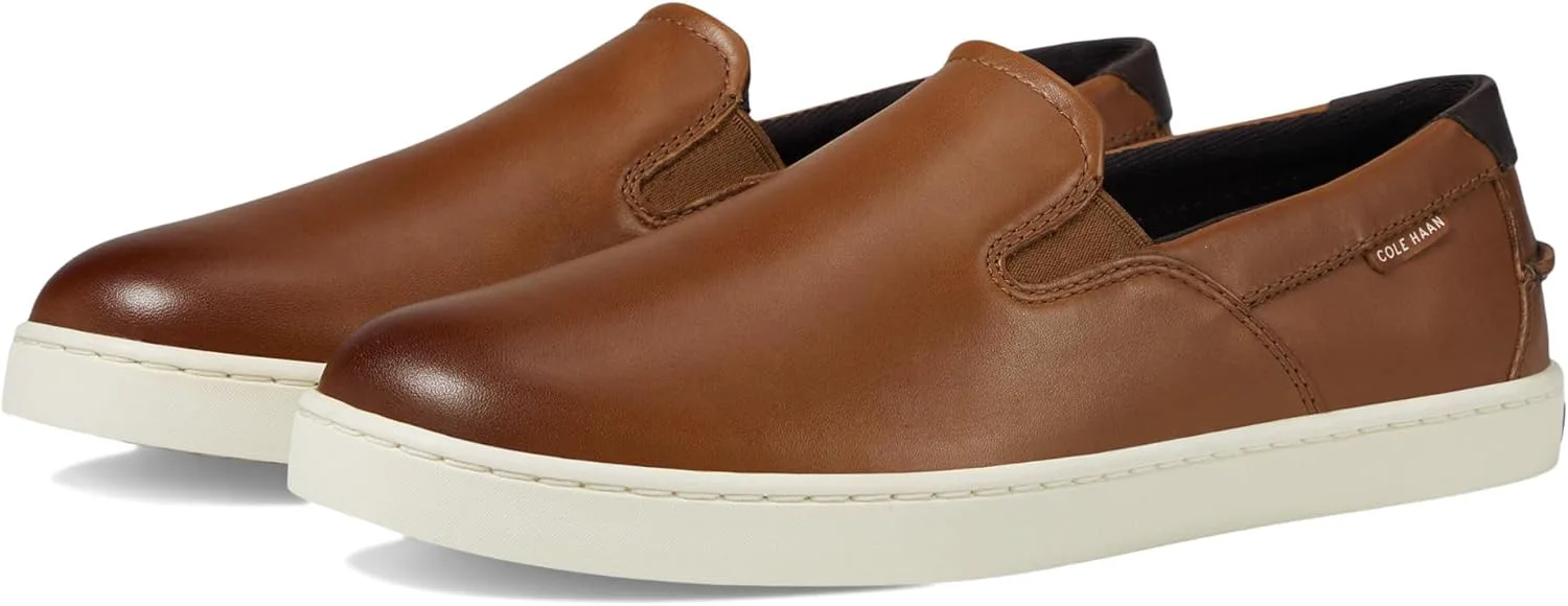 Мужские слипоны Cole Haan Nantucket Plain Toe Deck, слоновая кость — фото 2