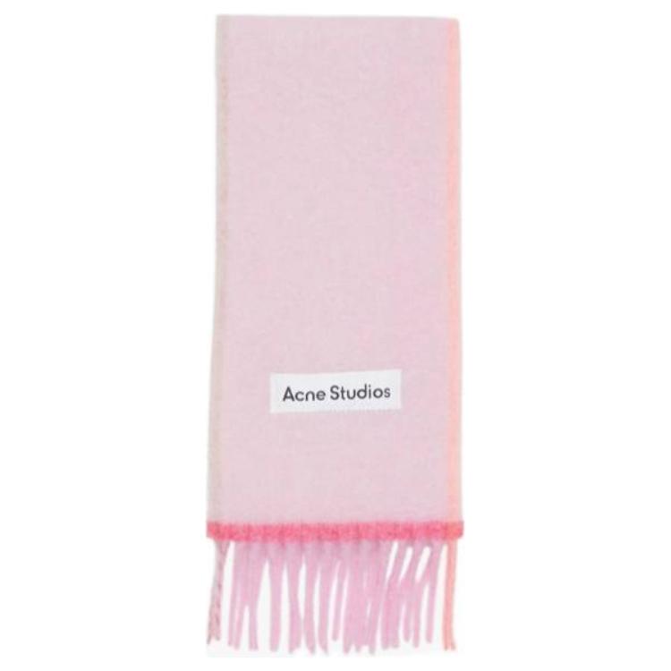 

Шарф с бахромой и логотипом Acne Studios