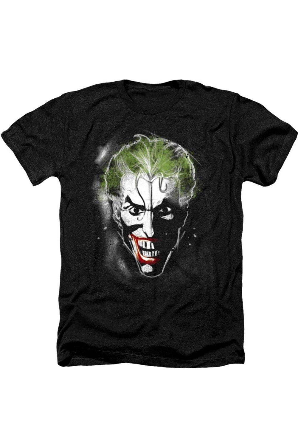 

Футболка / футболка Batman Face Of Madness для взрослых Heather Gildan, черный