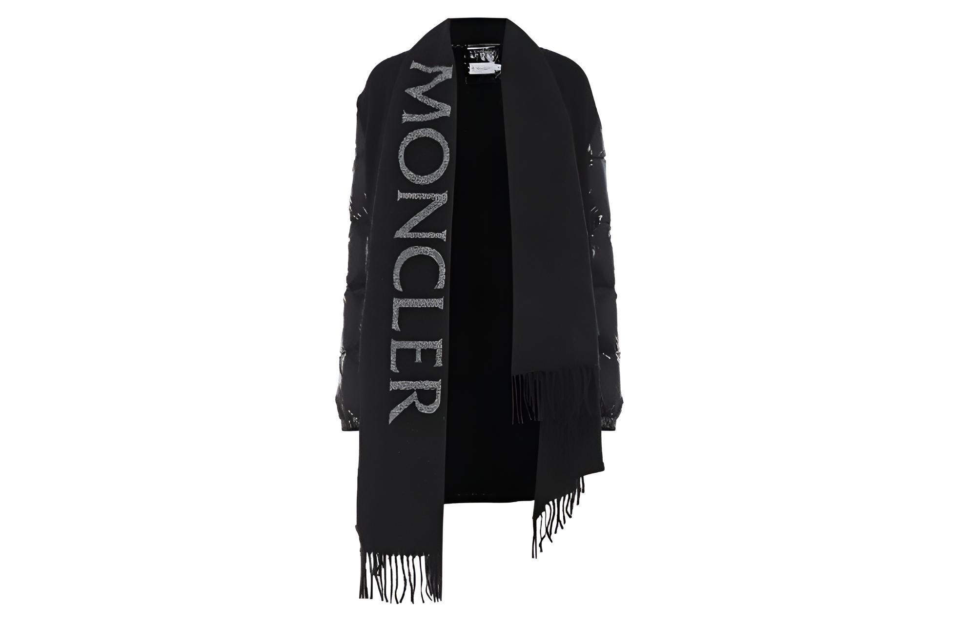 

Шаль Moncler черная женская