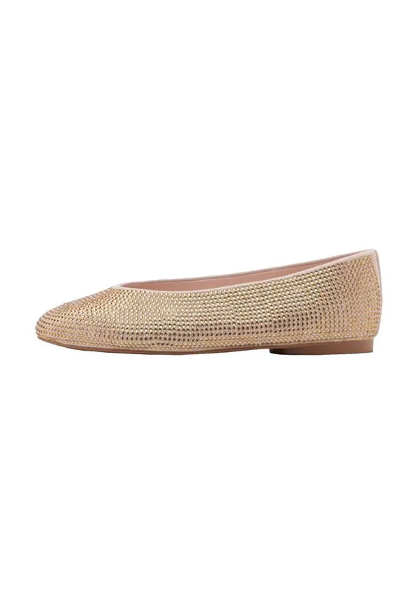 Детские балетные туфли Mango Kids, Gold-Coloured