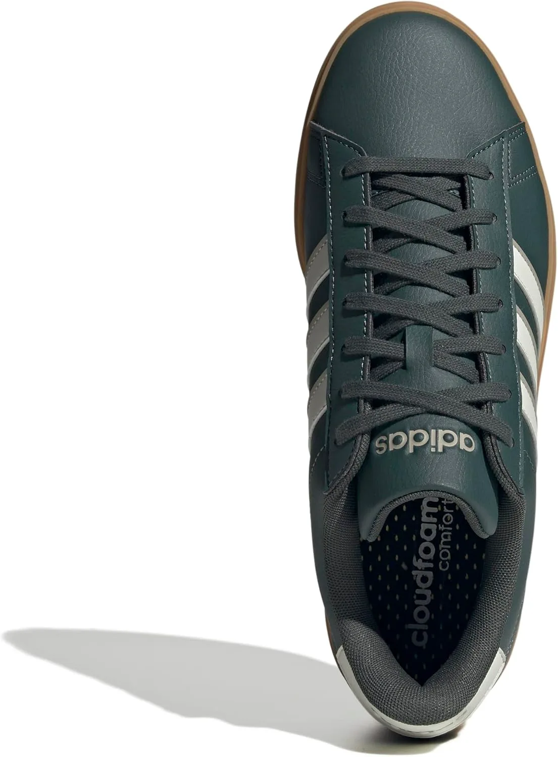 Мужские кроссовки Adidas Grand Court 2.0, серый/бежевый — фото 2