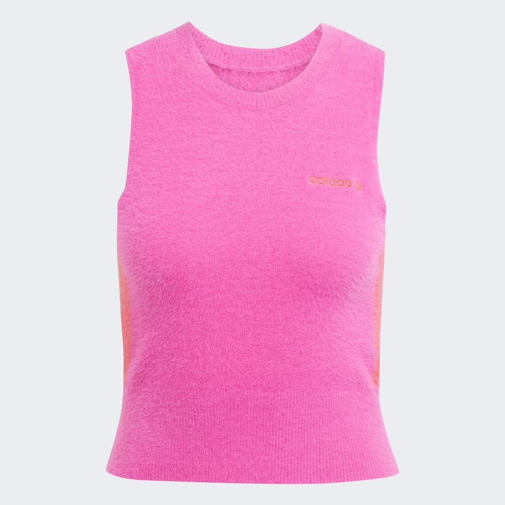 

Жилет Adidas Fluffy Knitted Vest, розовый