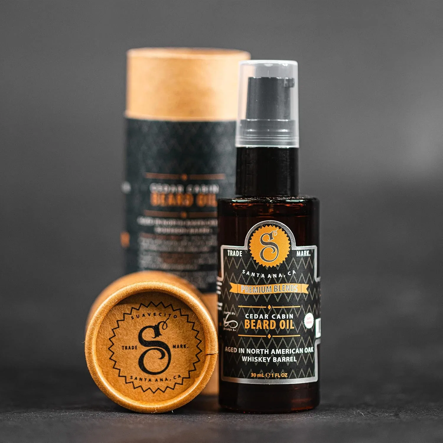 Масло для бороды «Premium Blends» с ароматом кедровой хижины от Suavecito Suavecito — фото 4