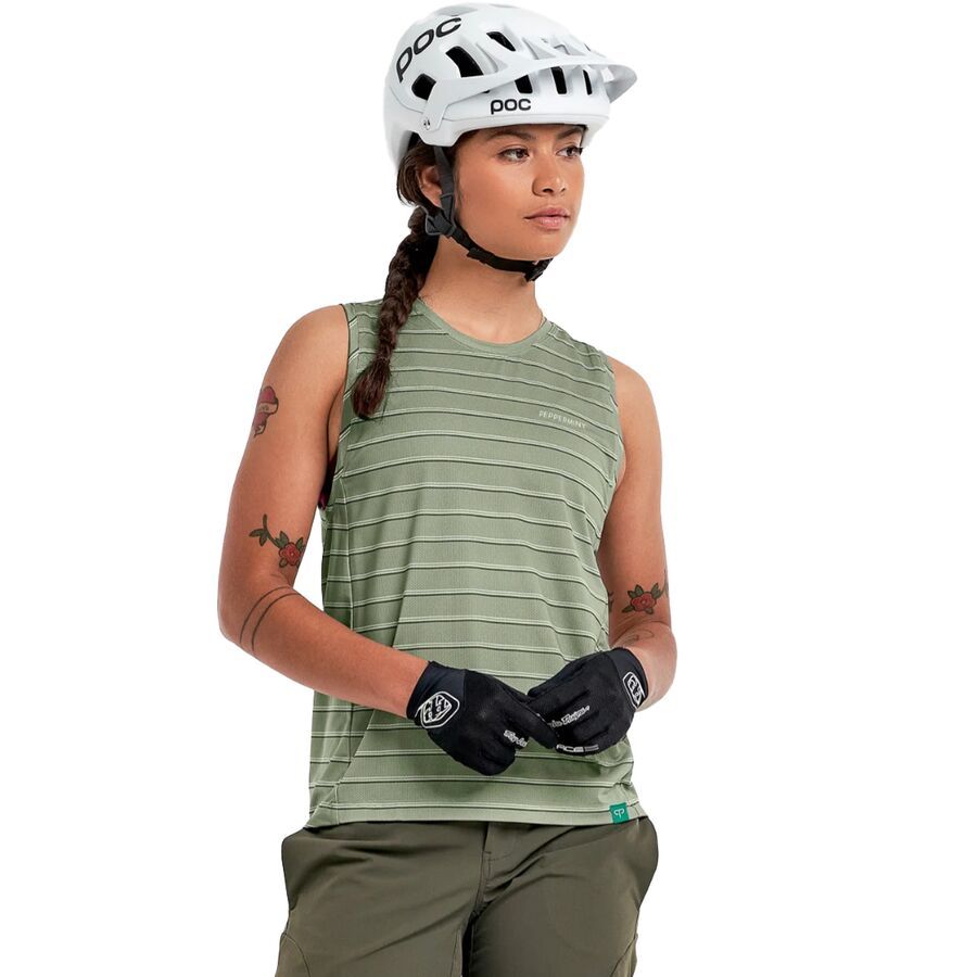 

Майка Trail Tank - женская Peppermint Cycling Peppermint Cycling, Stripe Rosemary