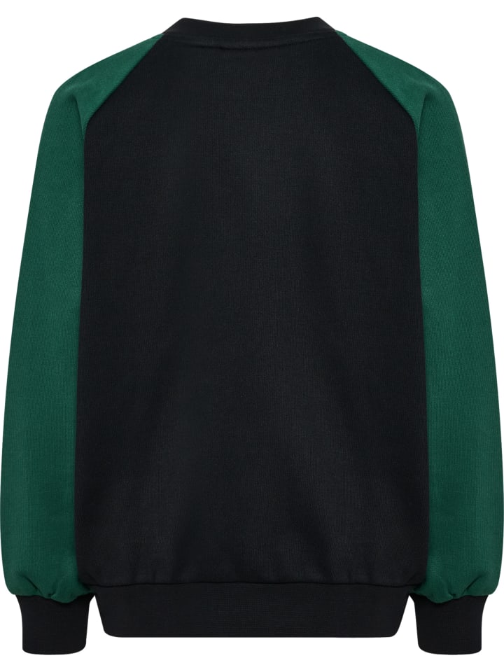 Толстовка Hummel Hmljr oversize kids в цвете ТЕМНО-ЗЕЛЕНЫЙ Hummel — фото 2
