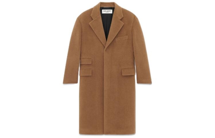 

Пальто мужское коричневое Saint Laurent, коричневый