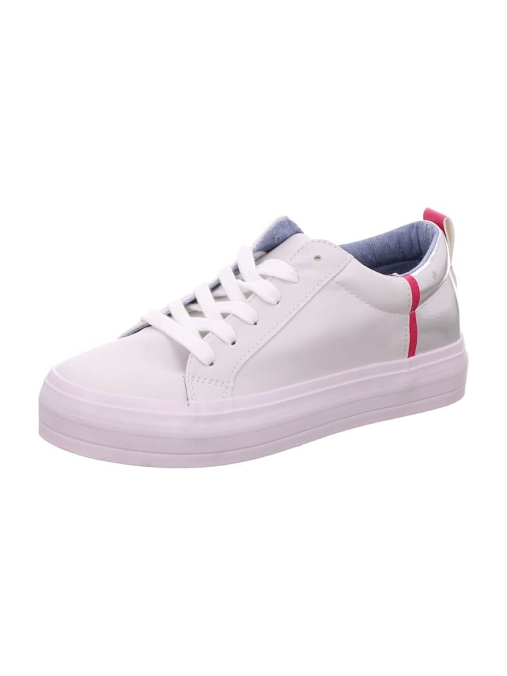 Кроссовки на шнуровке Jane Klain Plateau Sneaker, белый — фото 2