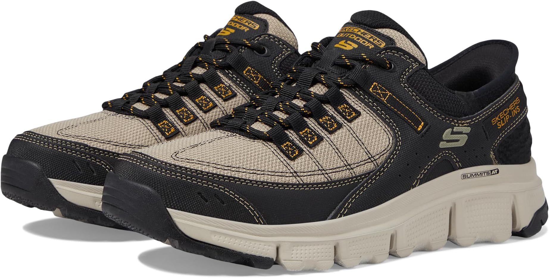 

Кроссовки SKECHERS Summits AT Hands Free Slip-In, Taupe/Black