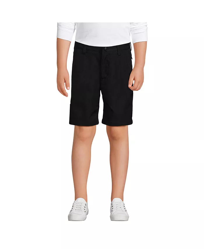 

Шорты-чинос для мальчиков Husky Active Performance Top of Knee Lands' End, черный