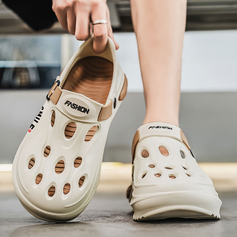 CariteSport Клоги мужские бежево-коричневые, цвет Beige Brown — фото 3