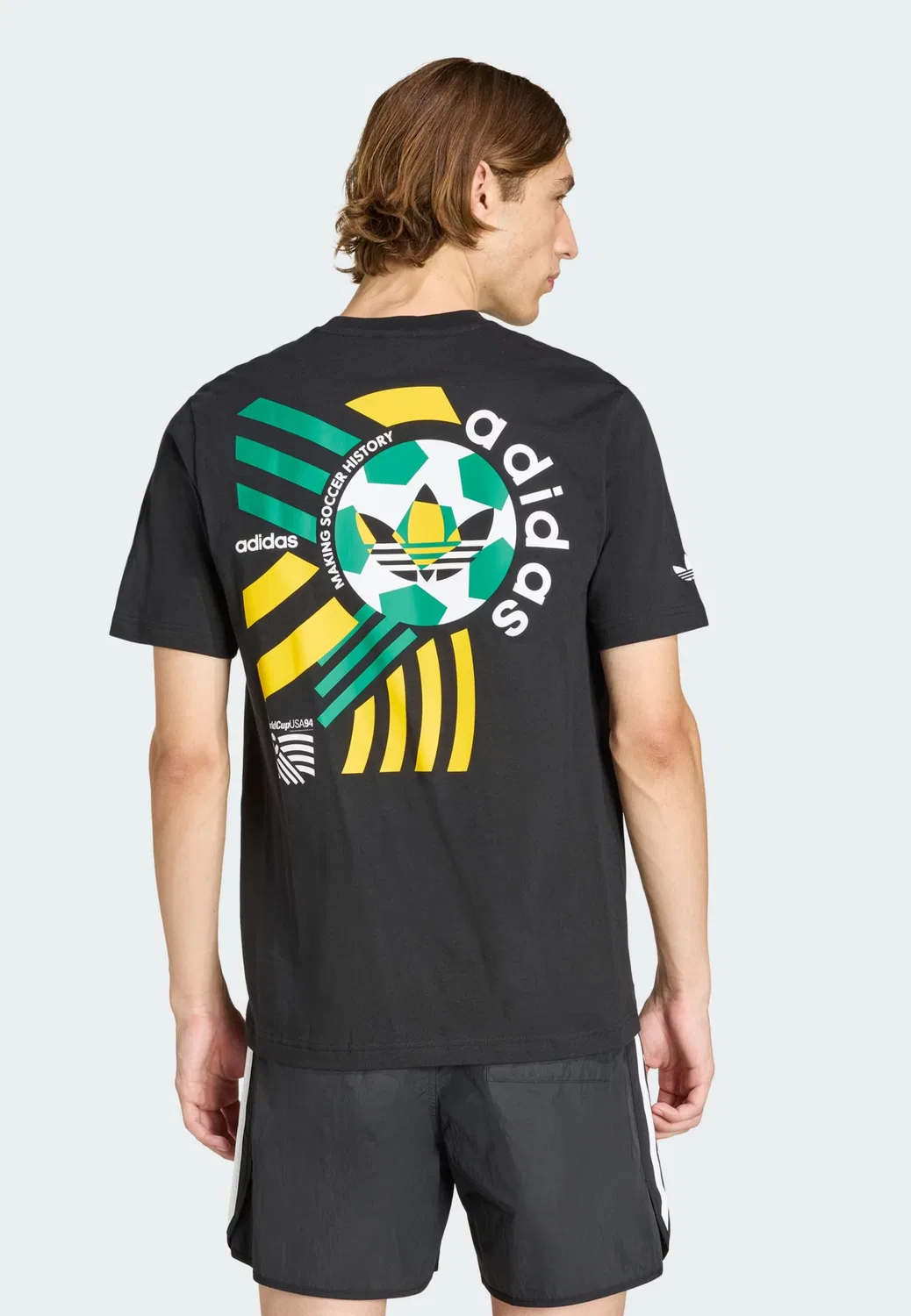 Футболка Adidas Originals черного цвета — фото 3