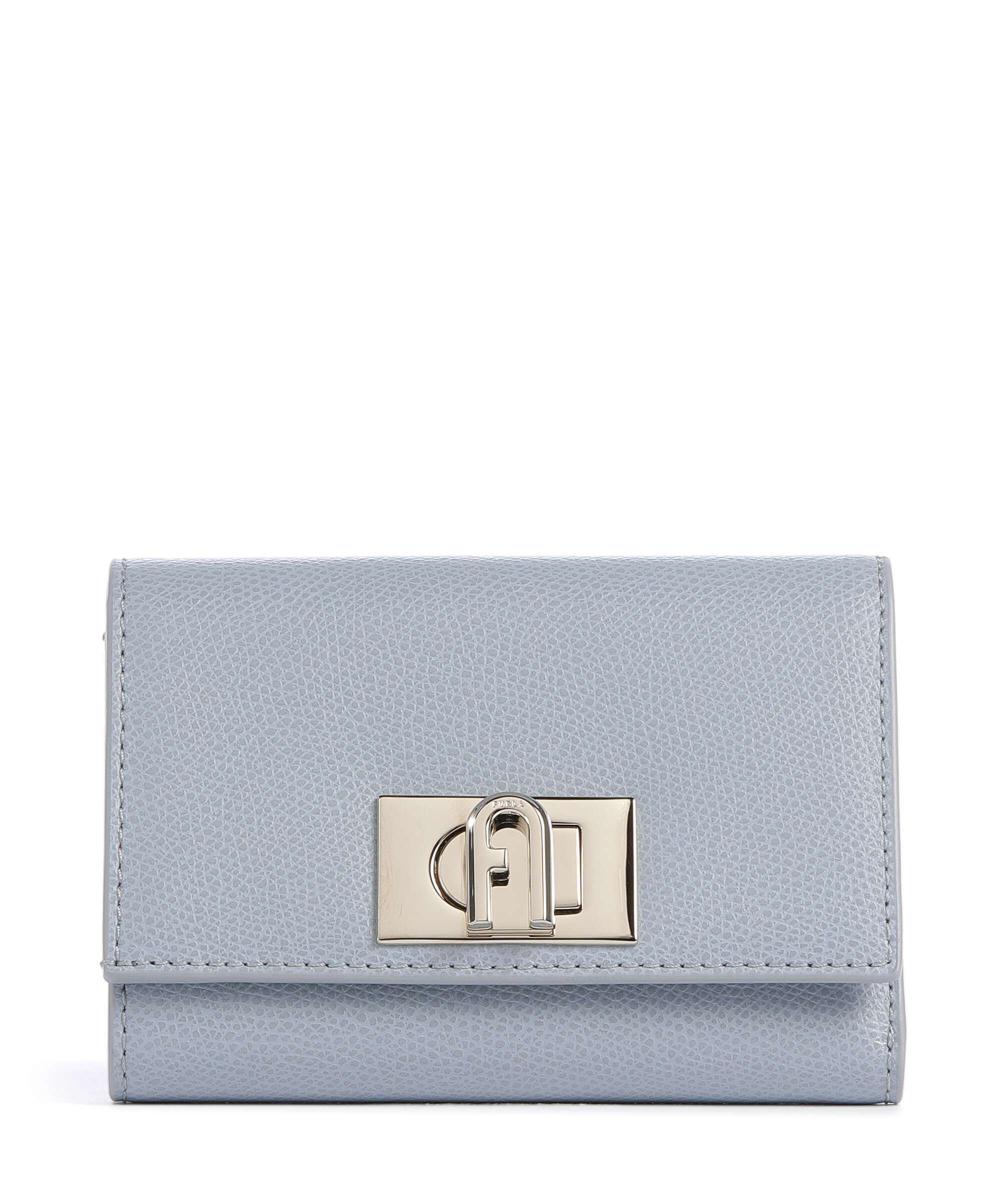 

1927 м кошелек из зернистой кожи Furla, голубой