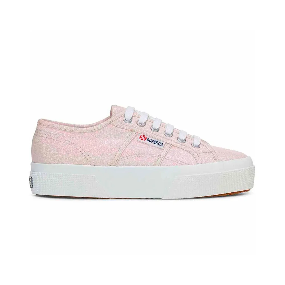 Кроссовки Superga 2740 Platform Lame, розовый