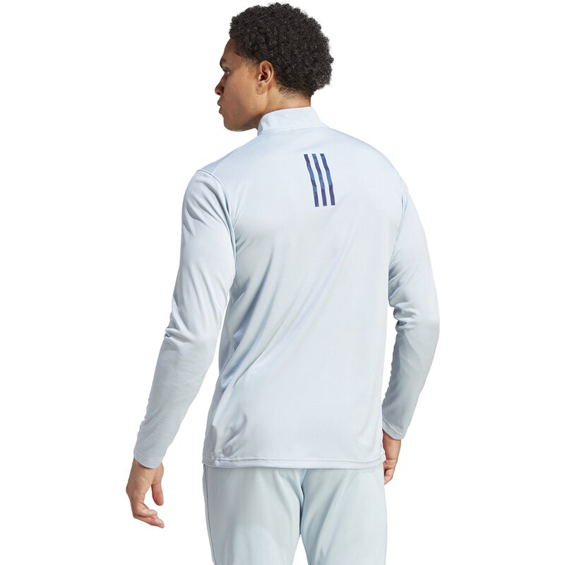 Толстовка для тренировок, сезонная, с молнией 1/4 Adidas, мультиколор — фото 3