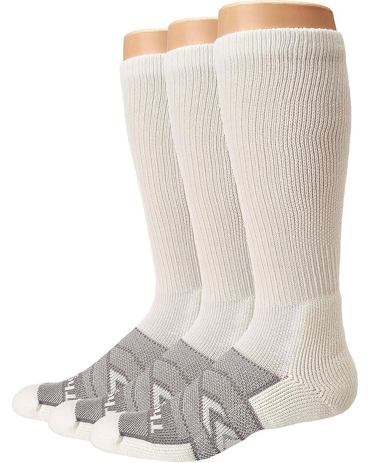 

Носки Unisex Thorlos 12 Hour Shift Over Calf 3-Pair Pack, цвет White/Grey