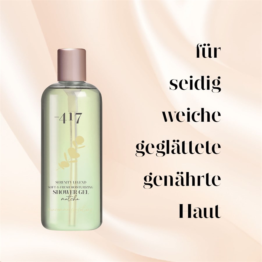 Гель для душа matcha soft & fresh moisturizing shower gel 417, объем 350 мл — фото 2