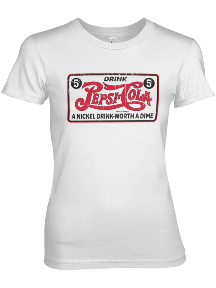 

Футболка Vintage Sign Girly Tee Pepsi Co, белый