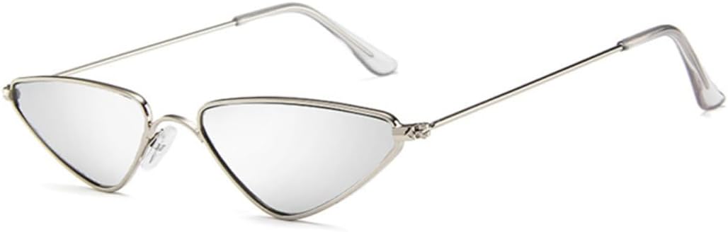 

Солнцезащитные очки для мужчин и женщин - защита от УФ-излучения UV400 - металлические дужки в форме «кошачьего глаза», цветные линзы, для занятий спортом на открытом воздухе и вождения DSVIGF, 06