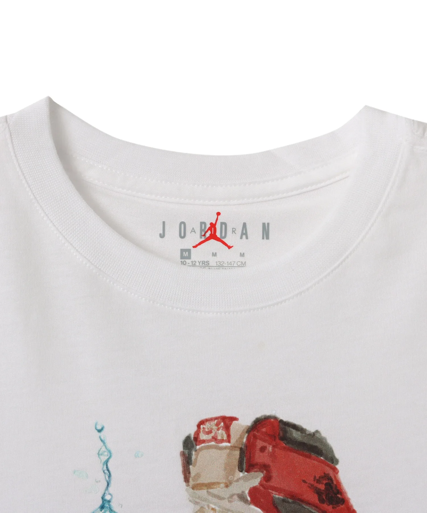 Детская футболка Jordan Brand JDB AJ1 WAVE SS TEE с коротким рукавом — фото 2