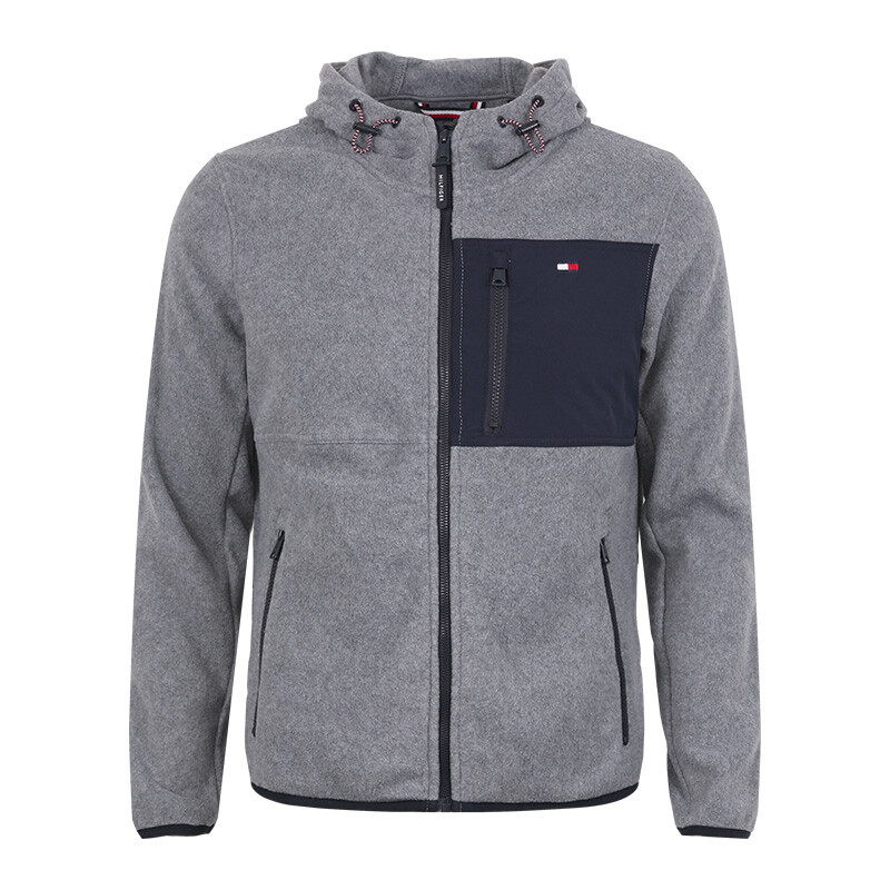 Бархатная куртка мужская Tommy Hilfiger, темно-серый — фото 4