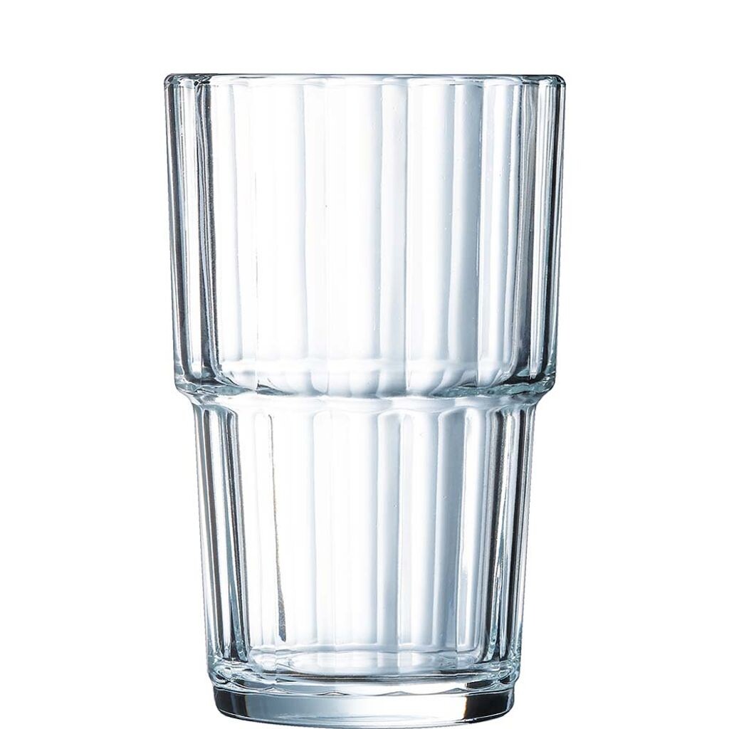 

Arcoroc Norvege Tumbler, стакан для питья, штабелируемый, 320 мл, закаленное стекло, прозрачное, 6 шт. в упаковке ARC International, прозрачный