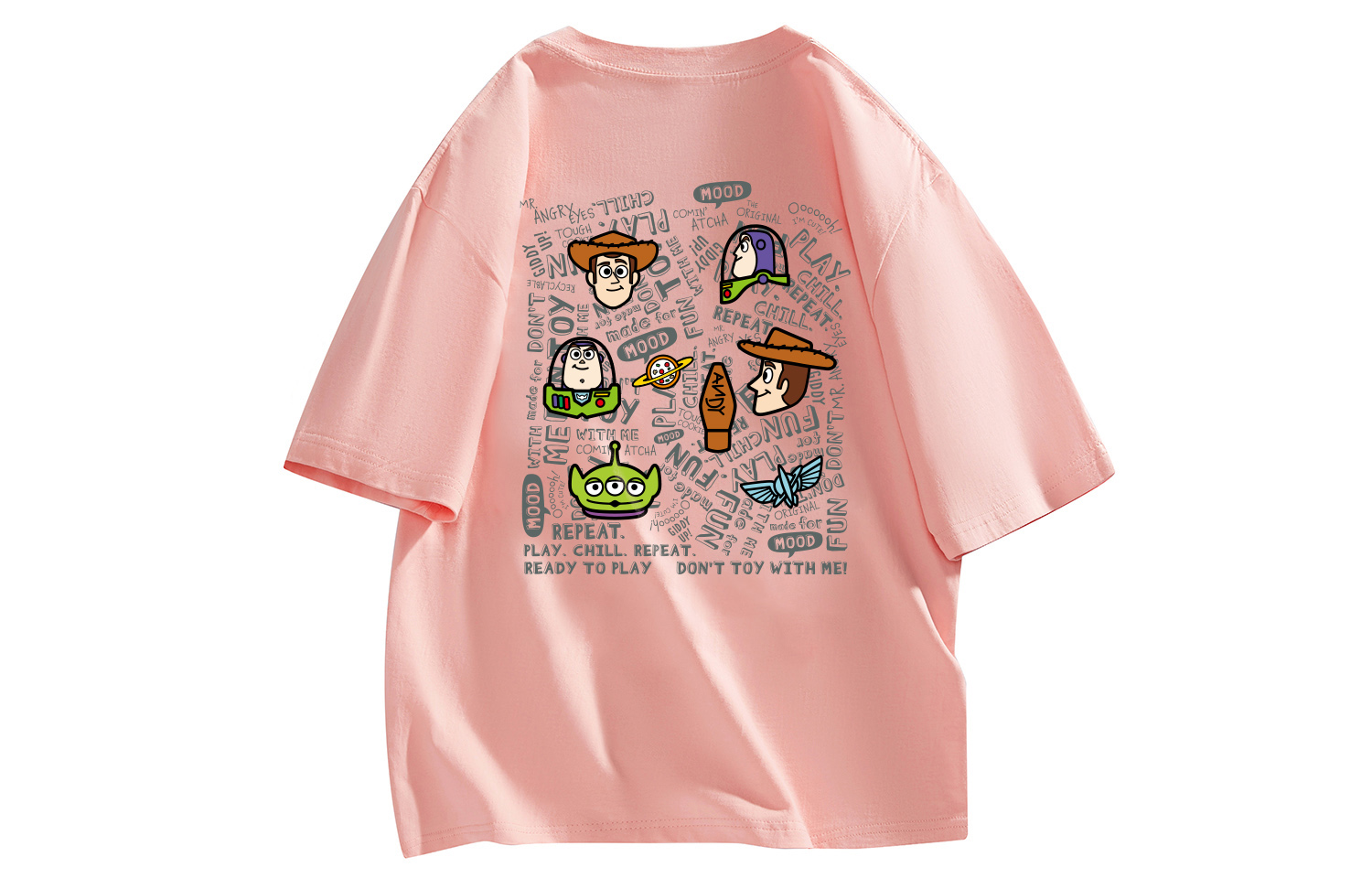 

Футболка унисекс по мотивам мультфильма «История игрушек» Disney, розовый